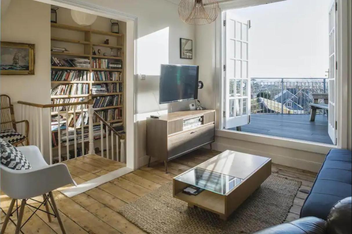 Falmouth Townhouse With Panoramic Sea View Terrace Exteriér fotografie